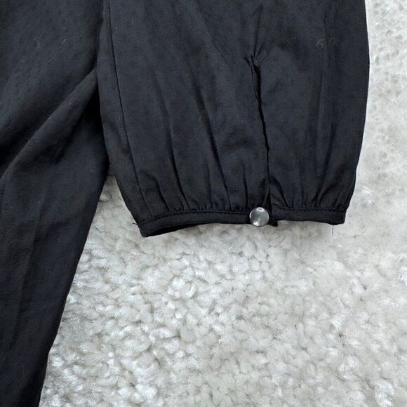 J. Crew Black Pom Pom Tunic Blouse NEW - Picture 6 of 7